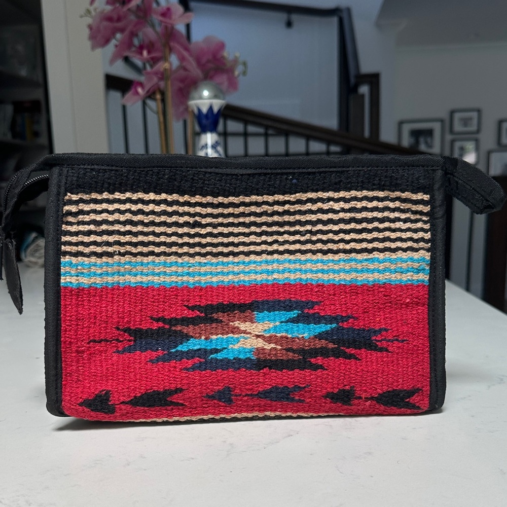 Handcrafted Multicolor Clutch/Makeup Bag